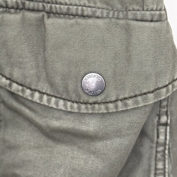 Hollister Womens Y2K Army Utility Jacket Size M Bella Swan Military Olive Green - Picture 10 of 14